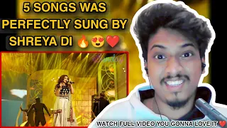 Shreya Ghoshal Live Performance | 5 Best Mashup Song| Vanitha Film Awards 2014 | REACTIONTUBE |