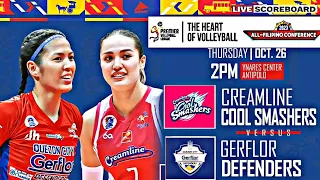 PVL LIVE: CREAMLINE COOL SMASHERS vs GERFLOR DEFENDERS (LIVESCORE)