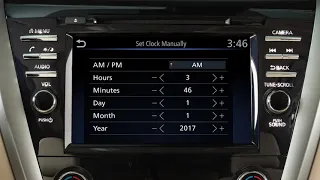 2022 Nissan Murano - Setting the Clock without Navigation (if so equipped)