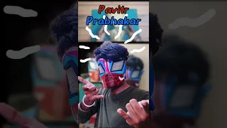 How to make Pavitr Prabhakar spiderman mask DIY 🕷🇮🇳 #spiderman mask #milesmorales #marvel