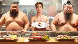 I Brought Sumo Wrestlers to a Buffet!