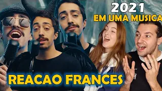 2021 EM UMA MUSICA - REAÇÃO FRANCÊS  - LEGENDADO !