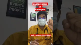 #icushort 4: Difference between vasopressors vs inotropes  in ICU
