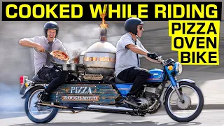 I Built a Bike that COOKS Pizza!!