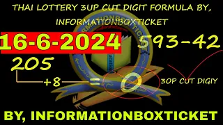 THAI LOTTERY 3UP CUT DIGIT FORMULA BY, INFORMATIONBOXTICKET 16-6-2024N