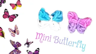 Rainbow Loom Mini Butterfly with Rubber Bands | Loom without Device | Angelic Arts