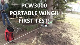 PCW3000 Portable Winch - First Test