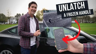 How to Unlatch a FROZEN Telsa Model 3 Door? (NEW!)