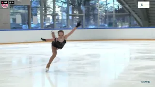 Martina Santia (ITA) Advanced Novice SP Sonja Henie Trophy 2024