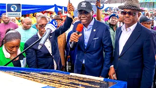 Wike, Sanwo-Olu Commission 7th Flyover Bridge In Port Harcourt