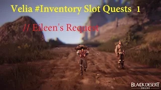 Black Desert Online - Inventory slot quests  Velia #1