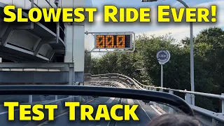 We Had the Weirdest & SLOWEST Ride on Test Track Ever!!  Walt Disney World