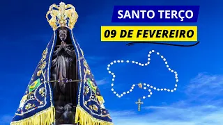 SANTO TERÇO DE APARECIDA DE HOJE - 09/02/2024 | MISTÉRIOS DOLOROSOS | TERÇO DE APARECIDA HOJE SEXTA