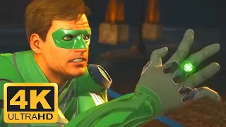 Evil Superman Breaks Green Lantern's Hand 4K ULTRA HD