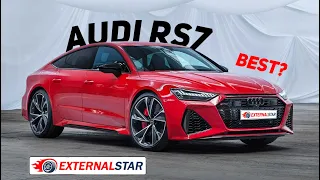 Review: 2021 Audi RS7 red 1:18 scale diecast model by Kengfai