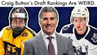 Craig Button's NHL Draft Rankings Are REALLY Weird. (2020 NHL Draft Prospects & Lafreniere Talk)