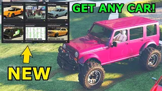 A New Way To Get Any Car You Want In GTA Online