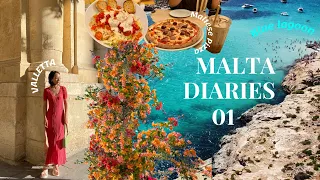 MALTA Diaries - Valletta, Balluta Bay, Marsaxlokk, St. Peters Pool, Blue lagoon - Travel vlog part 1