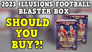 SHOULD YOU BUY?! NEW 2023 Panini Illusions Football Double Blaster Review!