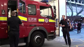 A281 Dowgate, London Fire Brigade Turn Out