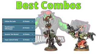 Best Orks Enhancments Combos - Warhammer 40k 10th Edition