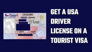 How to Get a Driver's License in the USA with B1/B2 Visa? Texas !