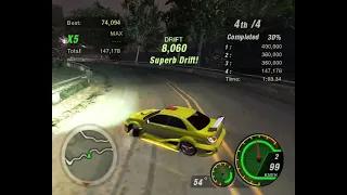 Need For Speed Underground 2 One Race on Drift #18 #NFSU2