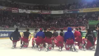 Fans feiern Ihr Team nach Ausscheiden aus den Pre-Playoff