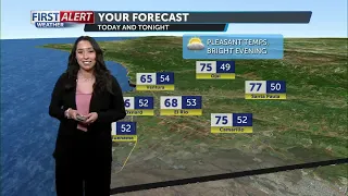 Thursday will be warm with morning clouds