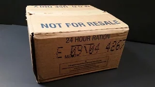 2004 British 24hr Operational Ration Pack MRE Review Curried Lamb UK ORP Army Meal Tasting Test