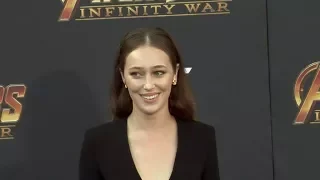 Alycia Debnam Carey at the Avengers Infinity War Premiere in Los Angeles