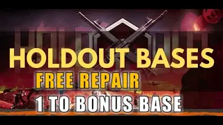 War Commander Holdout base 1,2,3 & Bonus Free Repair