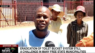 Eradication of toilet bucket system still a challenge in many free state municipalities