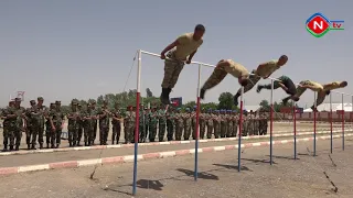 Naxçıvan Qarnizonunda hərbi qulluqçular arasında atletika və gimnastika üzrə birincilik keçirilib