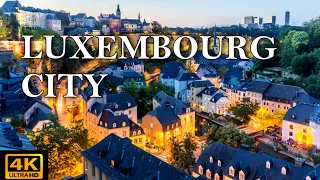 [4k] Saturday Night walk in LUXEMBOURG CITY - The best NIGHT LIFE in Luxembourg