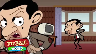 Roadwork Worry! | Mr Bean Animated Cartoons | Mr Bean World