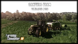 Making straw pellets, sowing wheat, mowing/baling alfalfa | Oakfield farm | FS19 Timelapse #158