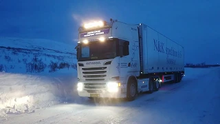 Winter Trucking Northern Norway April 2020