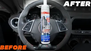 Watch Before Cleaning your Alcantara Steering Wheel // Sonax Review