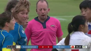 Kazakhstan v China -  Asia Rugby Women's Sevens   Sri Lanka  13 October 2018
