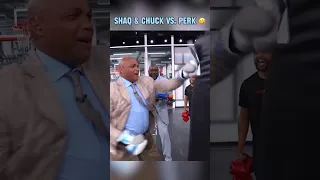 Shaq & Chuck got the punching bag with Kendrick Perkins face on it 😭🥊