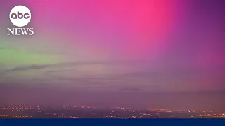 Northern Lights visible into the South on Sunday night