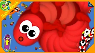 🐍wormate io ! worms zone io❤ !! pro skills gameplay #095 ! Worms