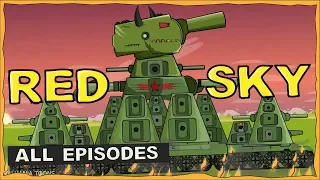 "Full first season of the project Red Skies" Cartoons about  tanks