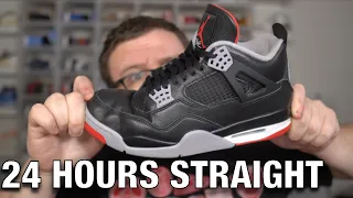 I Wore the Jordan 4 Bred Reimagined For 24 Hours Straight! This is What Happened