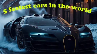 THE BEST 5 FASTEST CARS IN THE WORLD!?