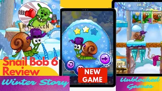 New Games | Snail Bob 6 Review - Winter Story (Part 1)  | Unblocked Games | Good Game