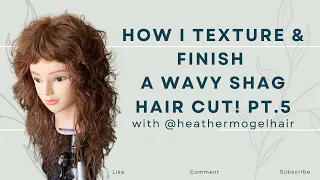 How I Texture A Shag Haircut