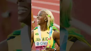 🇯🇲's Shelly-Ann Fraser-Pryce 🔥 #athletics #jamaica #running #worldathleticschamps #sprint #100m
