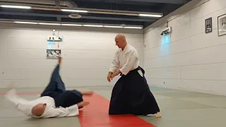 José María Sevilleja, 6° Dan Aikikai. Montreal, Mayo 2024.